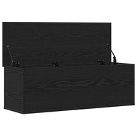 Scatola di Stoccaggio Rovere nero 102 x 35 x 35 cm 868722