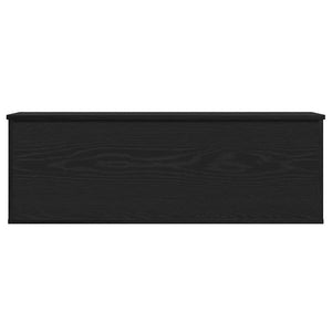 Scatola di Stoccaggio Rovere nero 102 x 35 x 35 cm 868722