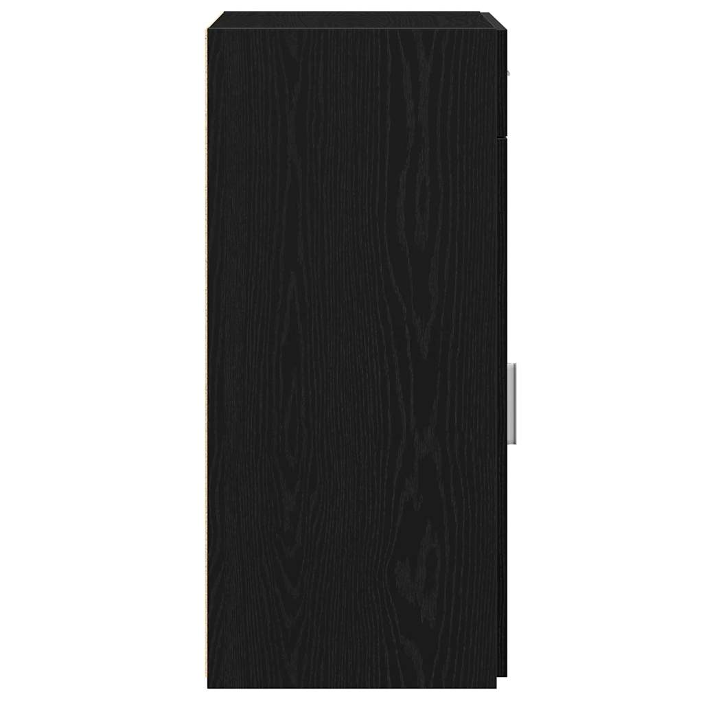 Credenza con Cassetto-Buffet-Armadio da cucina Rovere Nero 50 x 42,5 x 93 cm