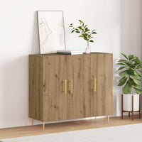Credenza rovere artigianale 90 x 34 x 80 cm Legno multistrato 869077