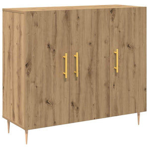 Credenza rovere artigianale 90 x 34 x 80 cm Legno multistrato 869077