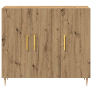 Credenza rovere artigianale 90 x 34 x 80 cm Legno multistrato 869077