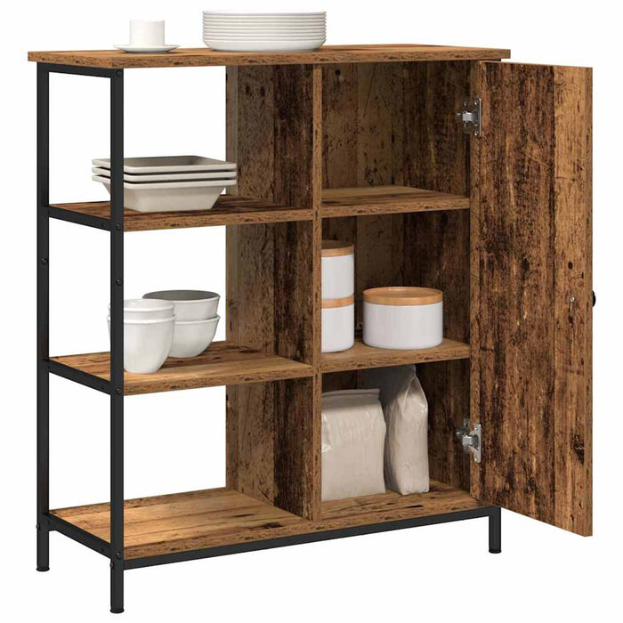 Credenza-Buffet-Armadio da cucina Legno vecchio 70 x 30 x 80 cm