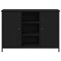 Credenza Rovere nero 100 x 35 x 70 cm Legno multistrato 869096