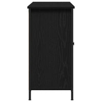 Credenza Rovere nero 100 x 35 x 70 cm Legno multistrato 869096