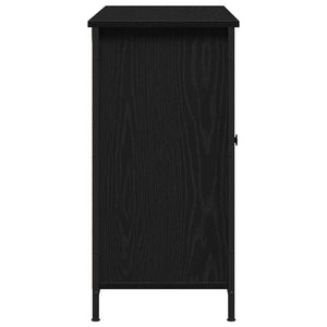 Credenza Rovere nero 100 x 35 x 70 cm Legno multistrato 869096