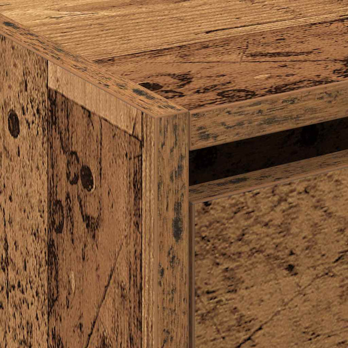 Armadio per Scarpe con porta Legno vecchio 60 x 21 x 57 cm 869099