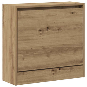 Armadio per Scarpe con porta rovere artigianale 60 x 21 x 57 cm 869100