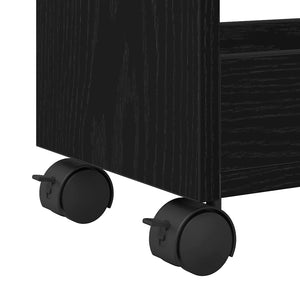 Armadietto Rovere nero 60 x 22 x 79 cm Legno multistrato 869140