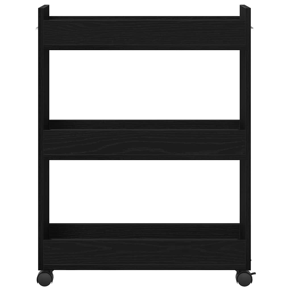 Armadietto Rovere nero 60 x 22 x 79 cm Legno multistrato 869140