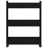 Armadietto Rovere nero 60 x 22 x 79 cm Legno multistrato 869140