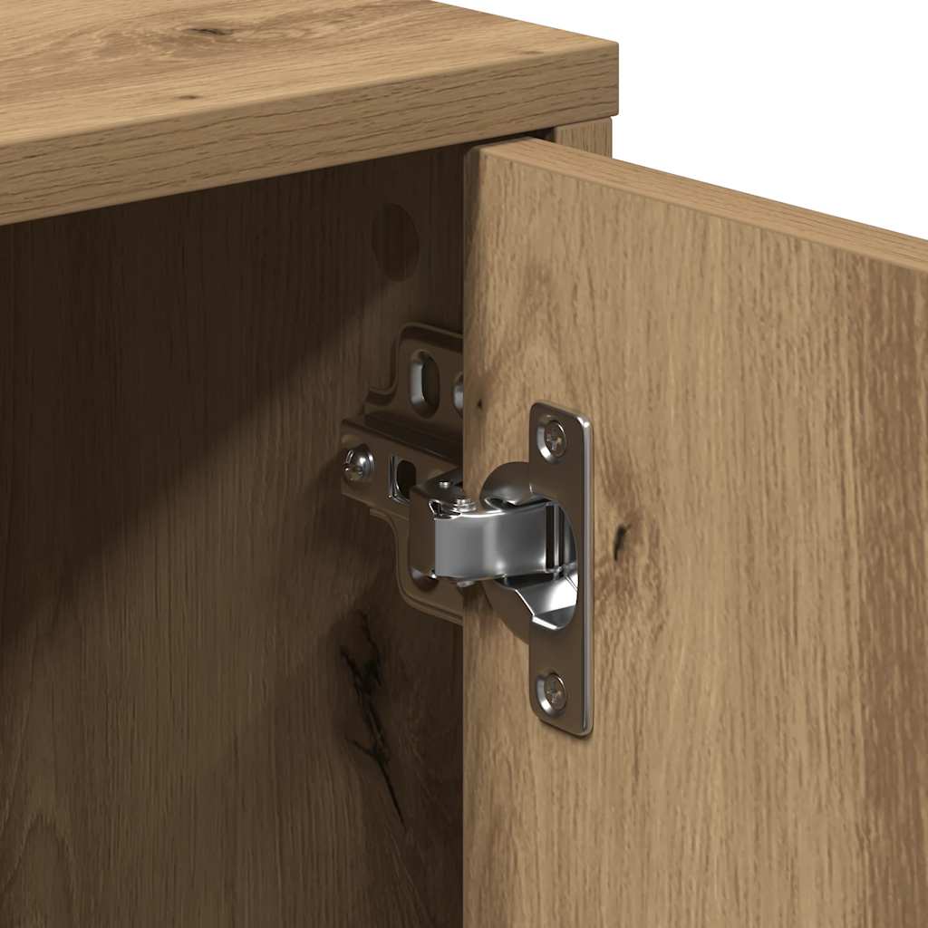 Credenza Rovere Artigianale 60x31x70 cm in Legno Multistrato 869142