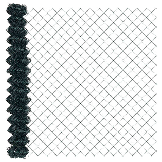 Recinzione a rete metallica Verde 10 x 1.5 m Acciaio 42004776