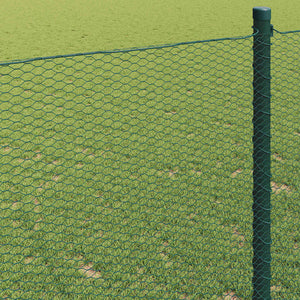 Recinzione Esagonale Verde 1.5 x 50 m Acciaio 42005434