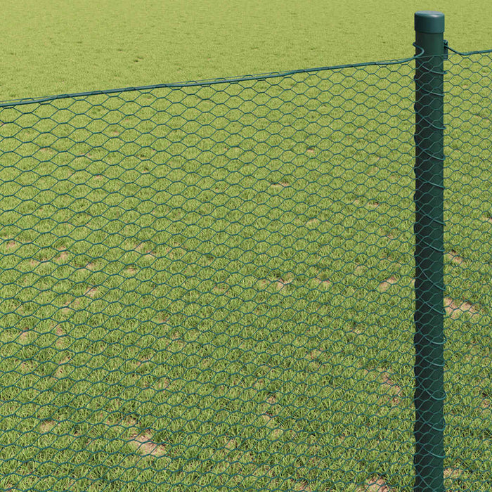 Recinzione Esagonale Verde 1.6 x 50 m Acciaio 42005437