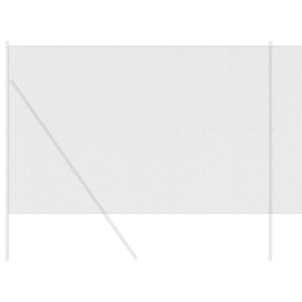 Recinzione Esagonale Grigio 1.6 x 10 m Acciaio 42005510