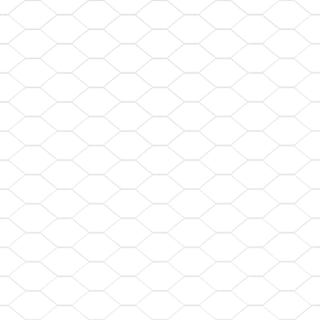 Recinzione Esagonale Argento 1 x 10 m Acciaio zincato 42005641