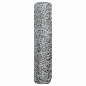 Recinzione Esagonale Argento 0.6 x 25 m Acciaio zincato 42005671