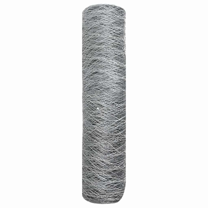 Recinzione Esagonale Argento 0.6 x 25 m Acciaio zincato 42005671