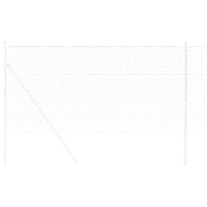 Recinzione Esagonale Argento 0.6 x 100 m Acciaio zincato 42005747