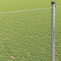 Recinzione Esagonale Argento 1.5 x 100 m Acciaio zincato 42005766