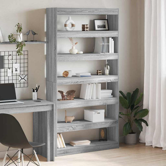 Armadio per Libri Grigio sonoma 100 x 30 x 198 cm 3345118