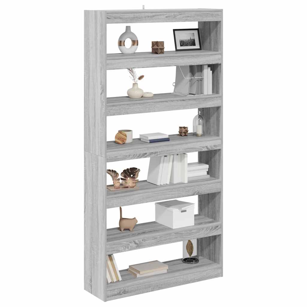 Armadio per Libri Grigio sonoma 100 x 30 x 198 cm 3345118