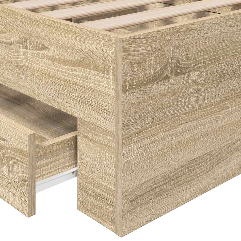 Struttura del letto Marrone 90 x 190 cm Legno multistrato 3345122