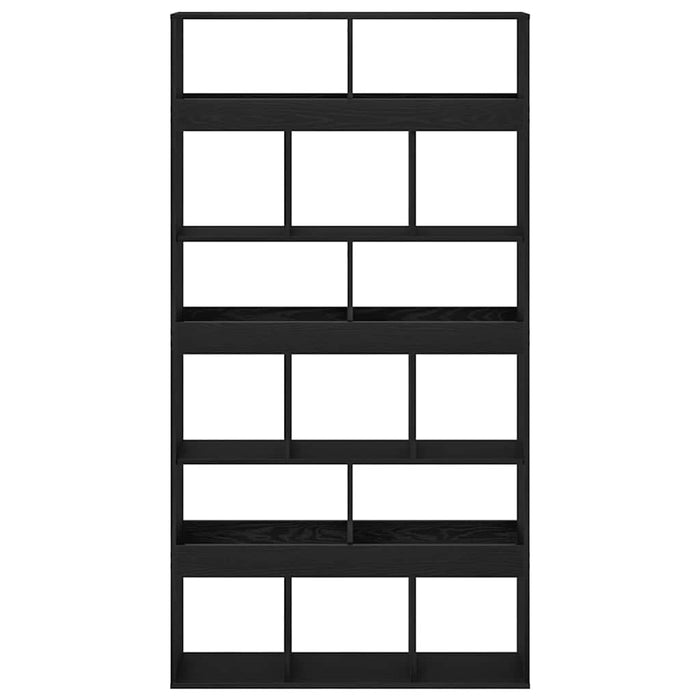 Armadio per Libri Rovere nero 100 x 33 x 187.5 cm 3345125