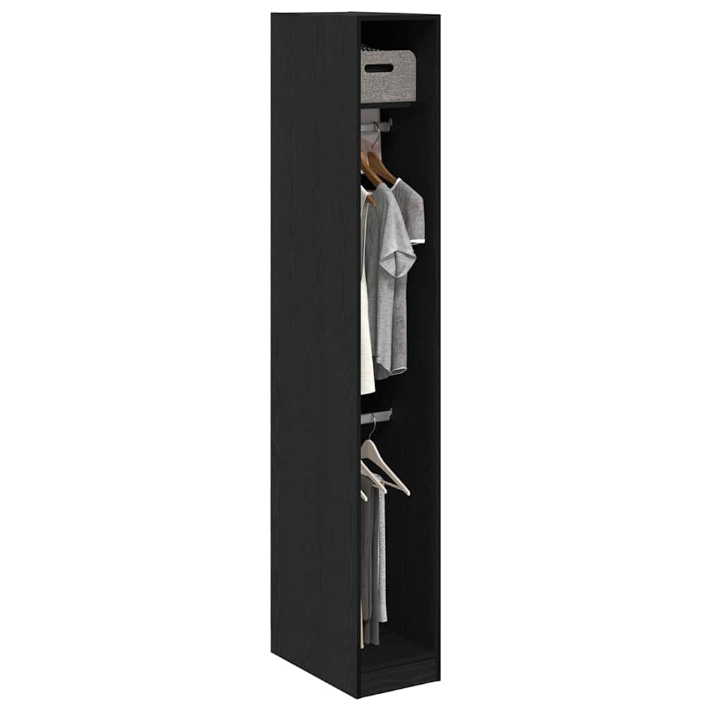 Guardaroba Rovere nero 30 x 50 x 200 cm Legno multistrato 3345126