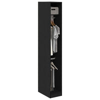 Guardaroba Rovere nero 30 x 50 x 200 cm Legno multistrato 3345126