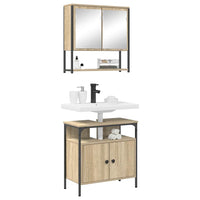 Set di mobili per il bagno 2 pcs Marrone 60 x 30 x 60 cm 3345129
