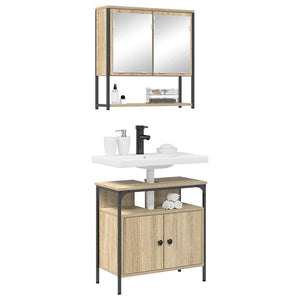 Set di mobili per il bagno 2 pcs Marrone 60 x 30 x 60 cm 3345129