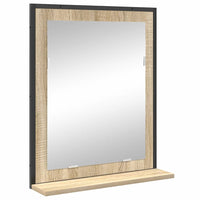 Set di Mobili da Bagno  in 3 Pezzi Rovere Chiaro Legno Ingegnerizzato 3345146