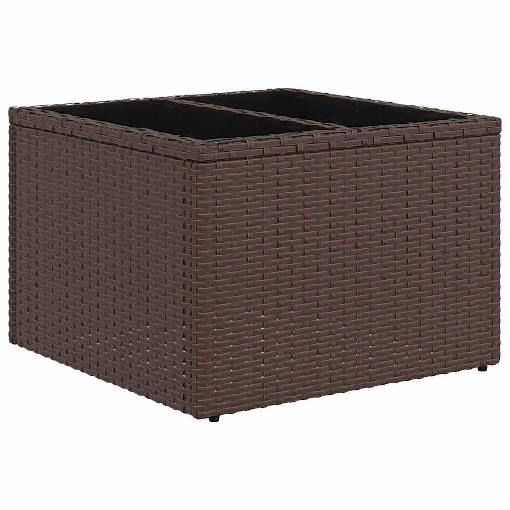 Set Divano da Giardino-Sofa da Giardino-Divanetto da esterno Marrone polyrattan 841718