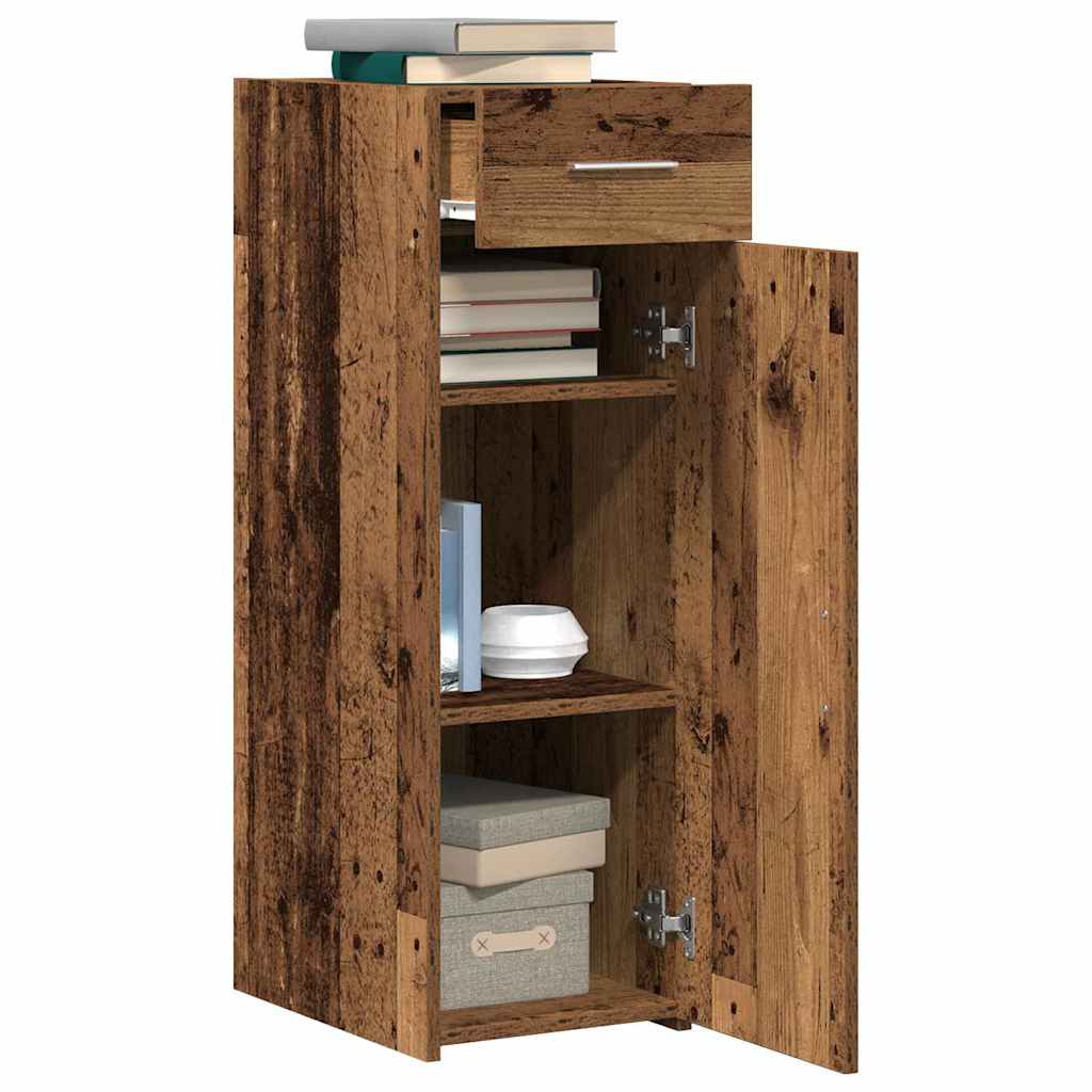 Credenza con Cassetto-Buffet-Armadio da cucina Legno vecchio 30 x 42,5 x 93 cm