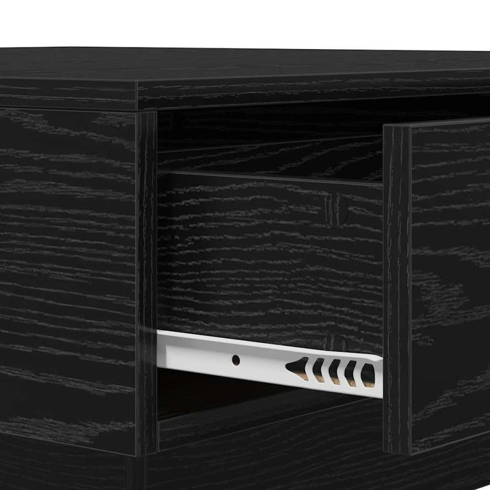 Tavolino da Caffè  Rovere nero Legno ingegnerizzato 90 x 90 x 28 cm 868804