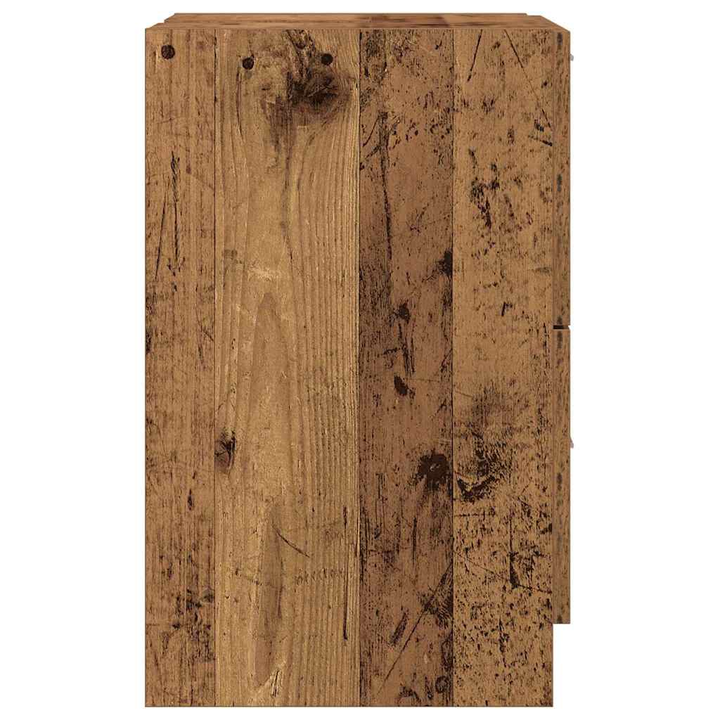 Armadietto per Lavandino Legno Vecchio 40x37x59 cm Legno Ingegnerizzato 868812