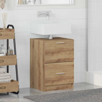 Mobile Lavabo  Rovere Artigianale 40x37x59 cm Legno ingegnerizzato 868813