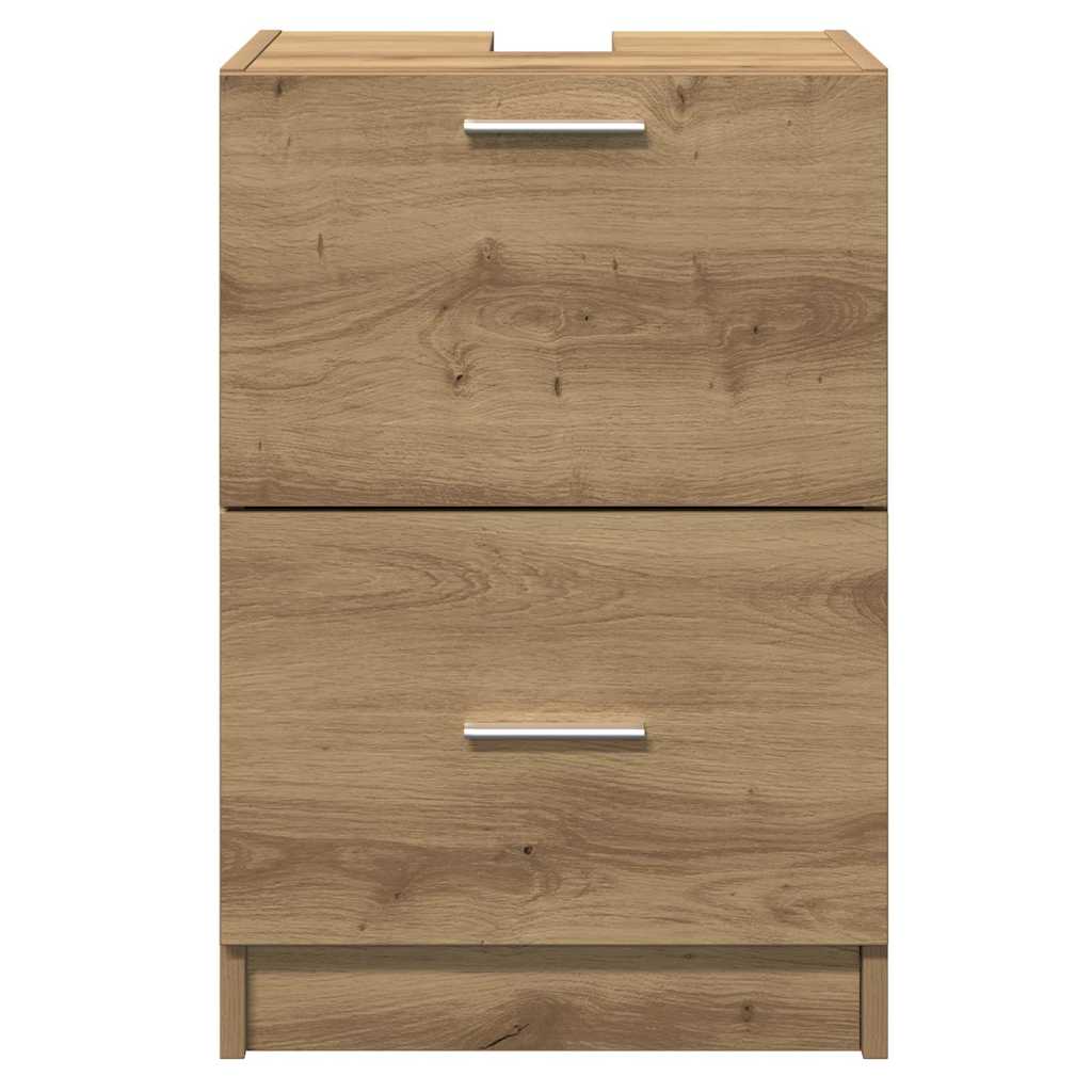 Mobile Lavabo  Rovere Artigianale 40x37x59 cm Legno ingegnerizzato 868813