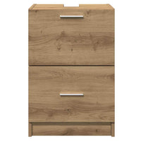 Mobile Lavabo  Rovere Artigianale 40x37x59 cm Legno ingegnerizzato 868813