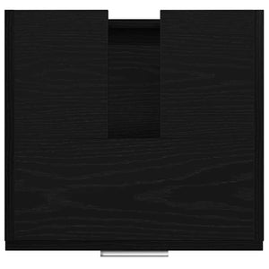 Mobile Lavabo  Rovere Nero 40x37x59 cm Legno Ingegnerizzato 868814