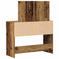 Tavolo da Trucco con cassetto Legno vecchio 100 x 40 x 120 cm 868860
