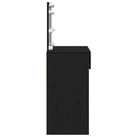 Tavolo da Trucco con cassetto Rovere nero 100 x 40 x 120 cm 868862