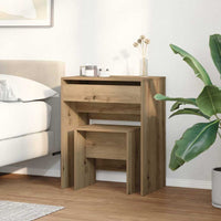 Tavolo da Trucco rovere artigianale 60 x 40 x 75 cm 868871