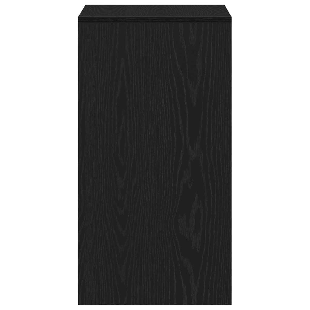 Tavolo da Trucco Rovere nero 60 x 40 x 75 cm Legno multistrato 868872