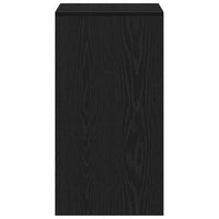 Tavolo da Trucco Rovere nero 60 x 40 x 75 cm Legno multistrato 868872