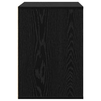 Cassettiera d'Angolo Rovere Nero 60x41x58 cm Legno ingegnerizzato 868892