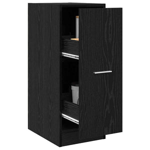 Armadio da Apoteca Rovere nero 30 x 41 x 77.5 cm 868992