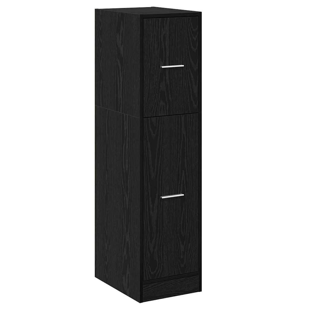 Armadio da Apoteca Rovere nero 30 x 41 x 118 cm 869002